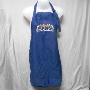 NWOT Augusta blue “Mother” cooking apron